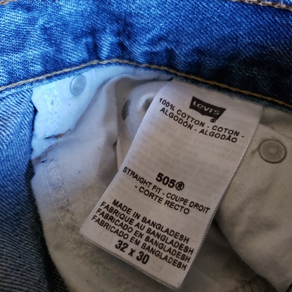 SALE LEVI'S 505  Tag 32 x 30 Bangladesh - Picture 9 of 10
